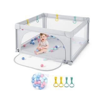 Costway Baby Playpen Infant Large Safety Play Center Yard